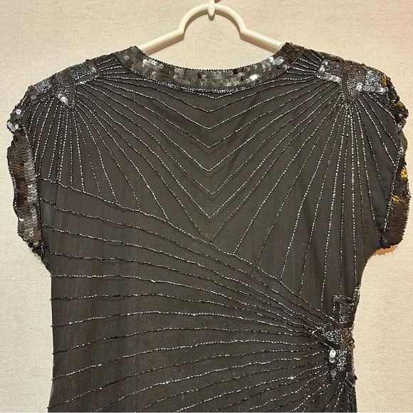 silver dress nearby Halston Women's Tala Sequined Dress - Silver